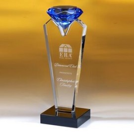 Awards-optical crystal award/trophy 8 inch high